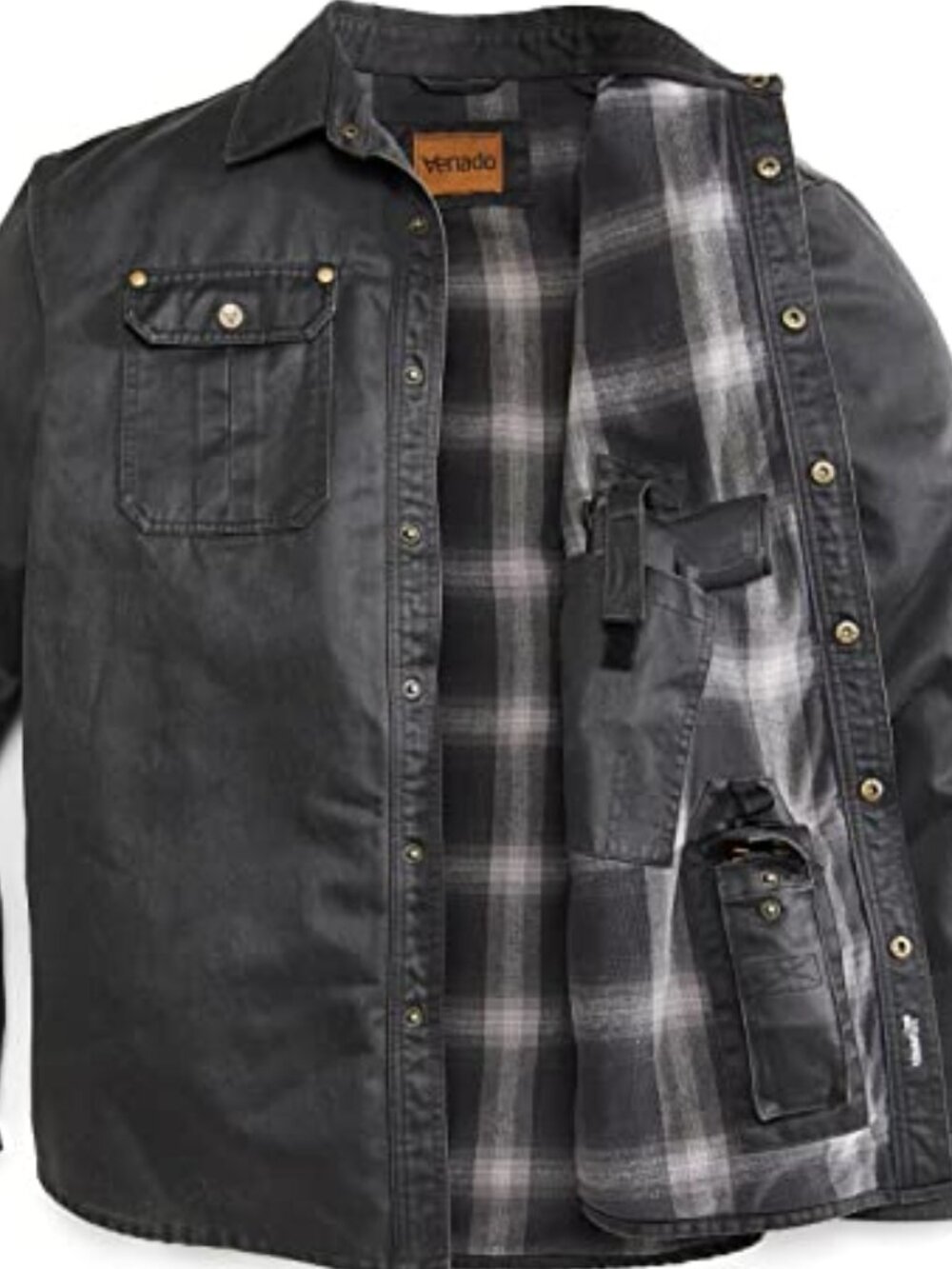 Bountyman Concealed Carry Shirt Jacket - Black | XL